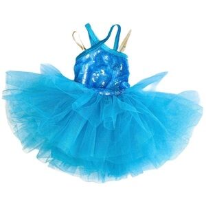 Girls dress/ tutu beautiful blue